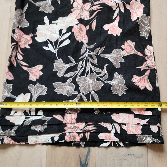 Nicole Miller Linnen Floral Dress Size XL - Picture 11 of 14